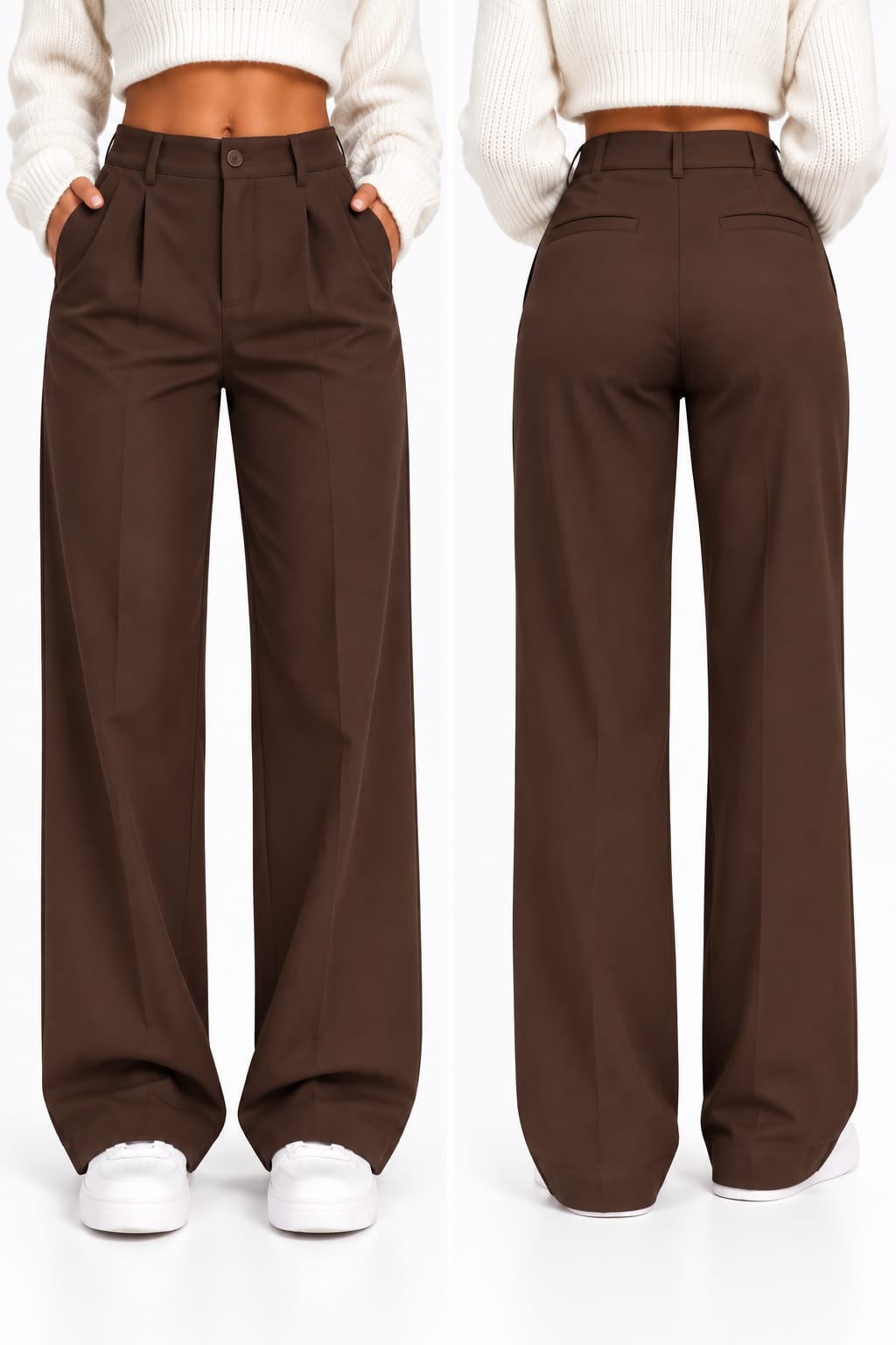 Straight Leg Pantalon