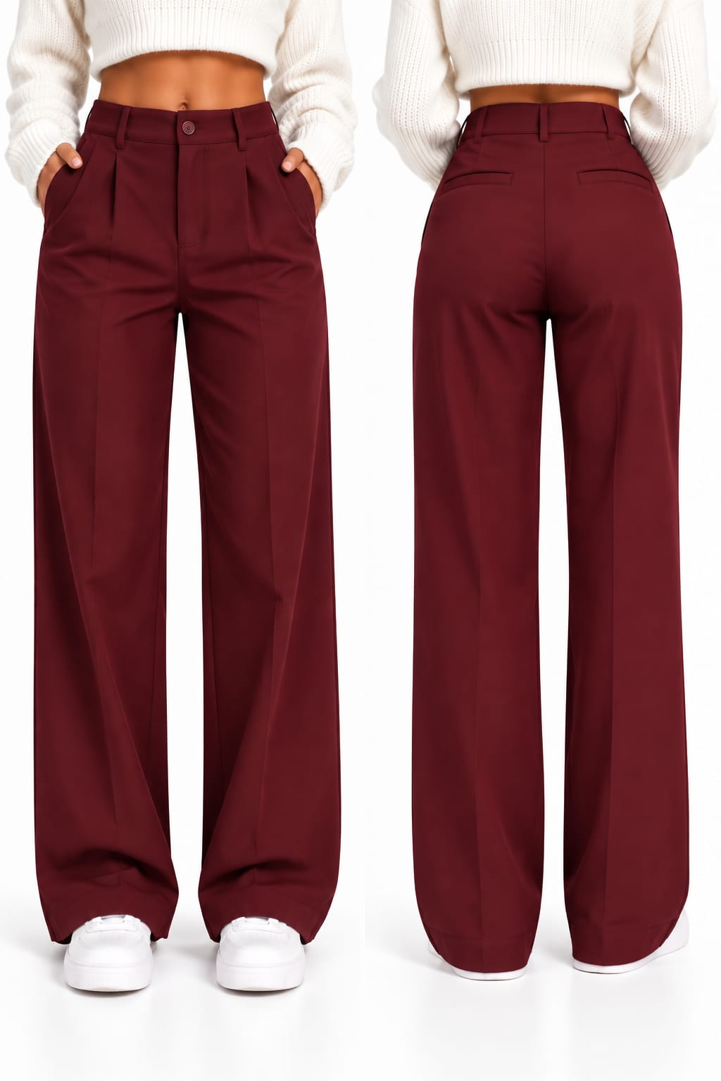 Straight Leg Pantalon